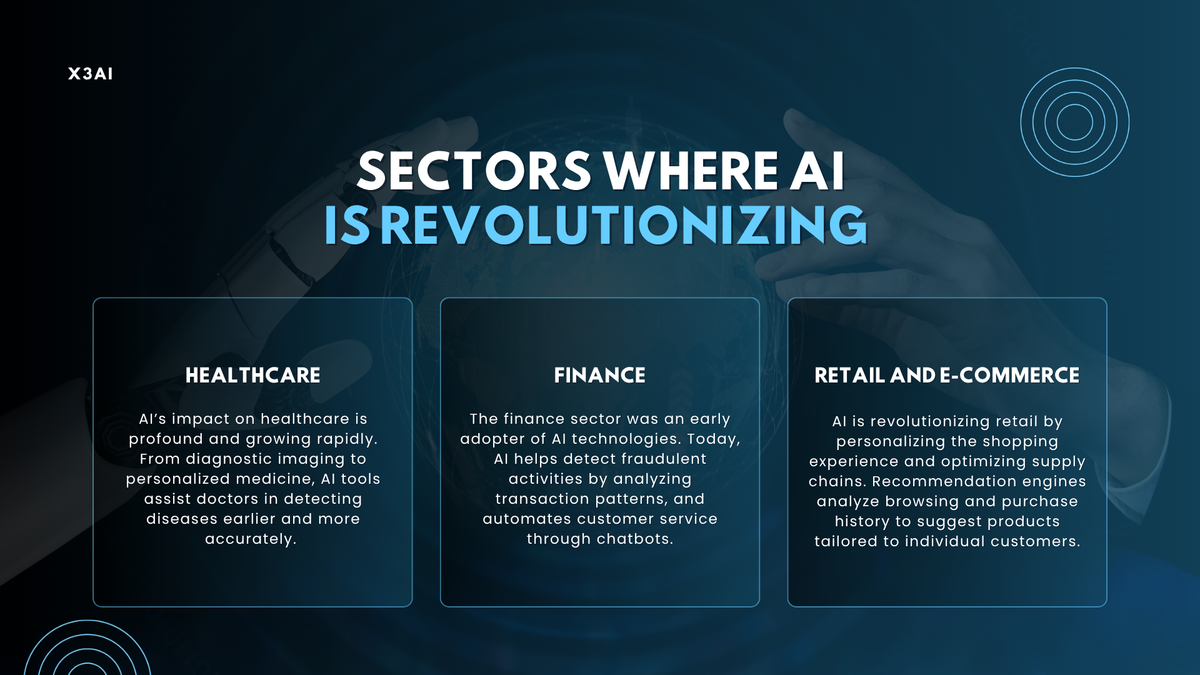 Top Sectors Where AI Is Revolutionizing the Future