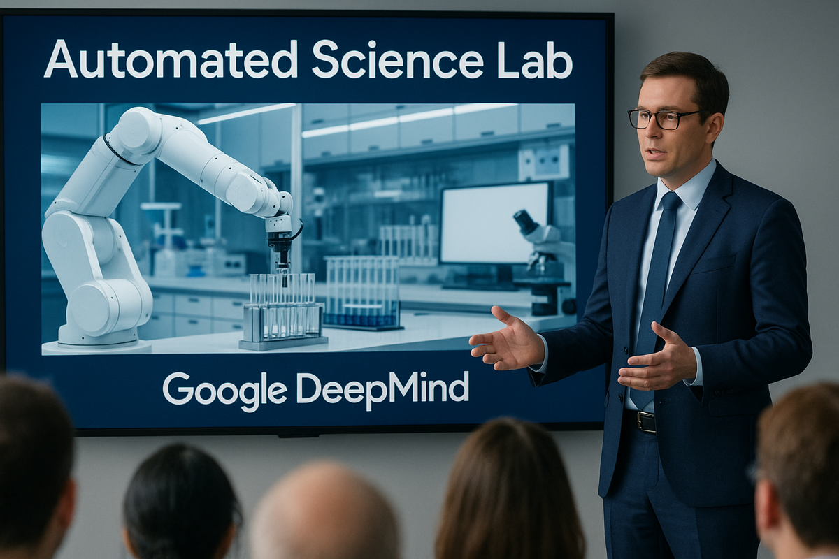 DeepMind’s Automated Science Lab in the UK Signals a New Era of “AI-Native” Discovery