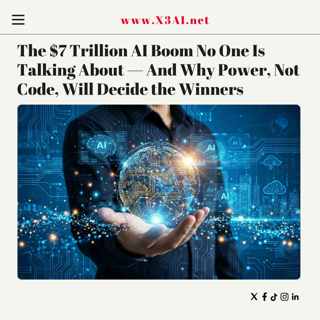 The $7 Trillion AI Build-Out Everyone’s Ignoring — And Why Power, Not Algorithms, Will Decide the Winners
