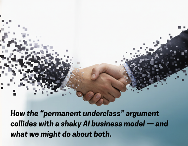 Who gets replaced first — the makers or the makers’ myth?