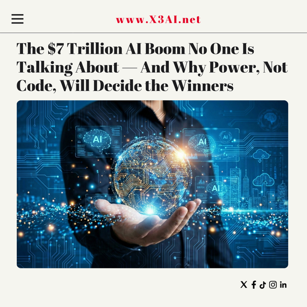 The $7 Trillion AI Build-Out Everyone’s Ignoring — And Why Power, Not Algorithms, Will Decide the Winners